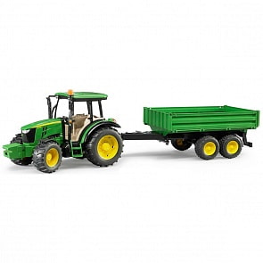 Трактор Bruder John Deere 5115M с прицепом (Bruder, 02-108)