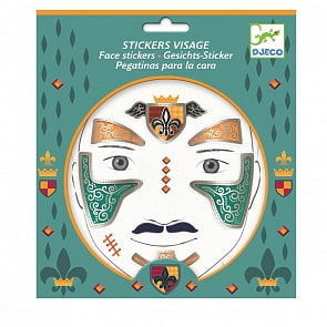 Наклейки для лица - Рыцарь (Djeco, 09216)
