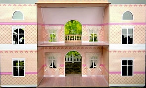 Набор обоев и ламината для дома с черепичной крышей – Чайная роза (ЯиГрушка, 59505-5)