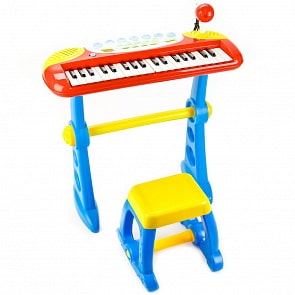 Электроорган со стулом и микрофоном, 37 клавиш, свет и звук (B1553741sim)
