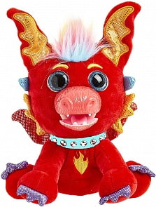 Интерактивный питомец RoboPets – Дракон Сид, открывает рот, поднимает уши, издает звуки, 20 см (1toy, Т19942)