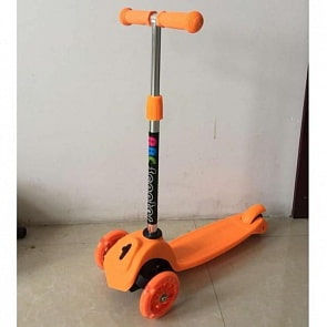 Трехколесный самокат с алюминиевой рамой и фиксацией наклона, нагрузка до 50 кг (Next, BT-HD-C2sim)