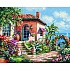 Раскраска по номерам - Загородный дом на море, 24 х 30 см  - миниатюра №1