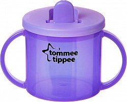 Первая чашка-непроливайка, фиолетовый (Tommee Tippee, 1007_фиолетовый) - миниатюра