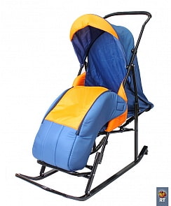 Санки-коляска «Шустрик» Имго-6 с колесиками (RT, 3715RT)