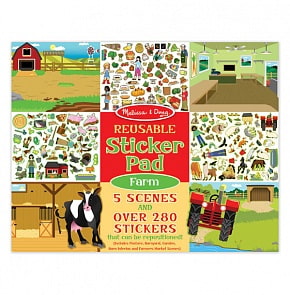 Набор стикеров с фоном из серии Творчество – Ферма (Melissa and doug, 30501M_md)