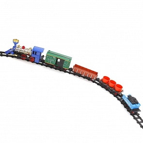 Железная дорога на батарейках, с дымом и звуком (B962341)