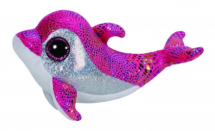 Мягкая игрушка из серии Beanie Boo's Дельфин Sparkles розовый, 15,24 см 