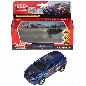 Машина металлическая Nissan Murano 12 см, открываются двери и багажник, инерционная (Технопарк, SB-17-75-NM-S-WB)