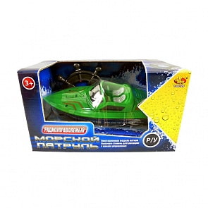 Катер скоростной радиоуправляемый, зеленый (ABtoys, C-00131)