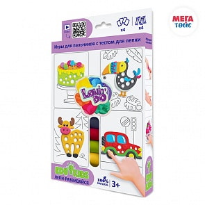 Набор теста для лепки Lovin’do - Мозаика из теста 1 (Фабрика первых фантазий, ФФ41042)
