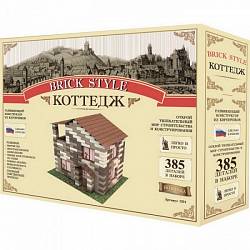 Конструктор из кирпичиков. Коттедж, 385 деталей (КИМИ, 1304кк) - миниатюра