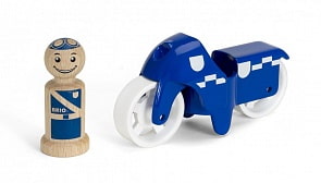 Набор - Мой родной дом - Полицейский мотоцикл, 2 элемента (Brio, 30336)