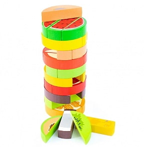 Логический игровой набор – Башня фрукты, 30 деталей (Томик, 1-98 ТОМИК)