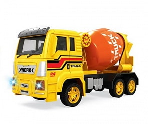 Инерционная машина - Бетономешалка, свет и звук (ABtoys, 89002A-2)