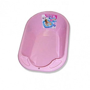 Ванночка детская Дельфин, 84 см., розовая (Little Angel, LA2901РЗ-1PS)