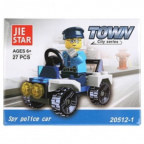 Конструктор - Машина с фигуркой, 27 деталей (B1671052)