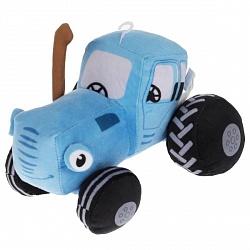 Игрушка мягкая Синий трактор 18 см музыкальный чип (Мульти-Пульти, C20118-18) - миниатюра