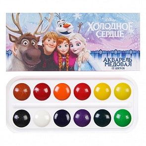 Акварель медовая 12 цветов из серии Холодное сердце (Centrum, 84945)