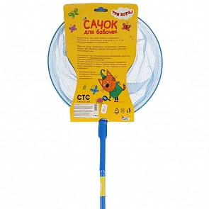 Сачок Три кота, несколько цветов, 26 х 120 см (Играем вместе, A01009-CATS) (ассортимент)