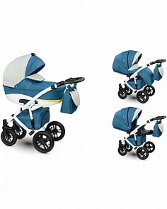 Детская коляска Camarelo Sirion 2 в 1, сине-серая (Camarelo, Si_05)