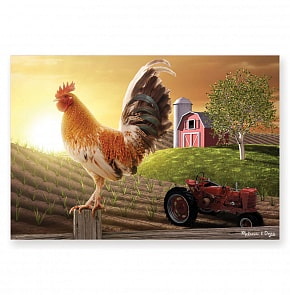 Пазл - Утро на ферме, 100 элементов (Melissa&Doug, 8943_md)