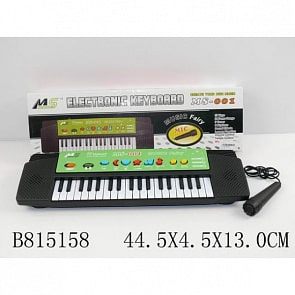 Синтезатор на батарейках с микрофоном MS001 (B815158)