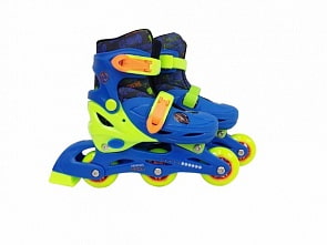 Ролики раздвижные, пластиковая рама, 608Z, колеса ПВХ, размер 27-30, в сумке 