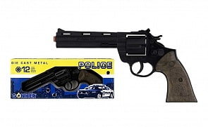 Револьвер Police на 12 пистонов, черный (Gonher, 123/6)