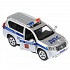 Машина металлическая свет-звук Toyota Prado Полиция, 12 см., открываются двери, инерционная  - миниатюра №3