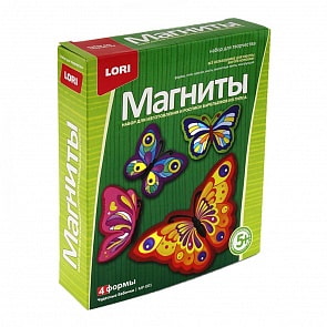 Фигурки на магнитах - Чудесные бабочки (Lori, МР-001)
