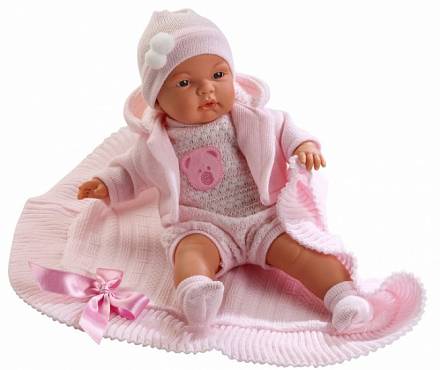 Интерактивная кукла с одеяльцем - Арлетт 