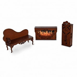 Набор Одним прекрасным утром – Гостиная, коричневый (ЯиГрушка, 59412st)