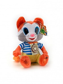 Озвученная мягкая игрушка - Крошка Енот, 18 см (Мульти-пульти, F14-W1224-1sim)