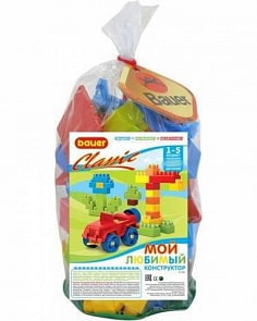 Конструктор Classik - Мой любимый конструктор, 46 элементов, от 1 года (Bauer, 612b)