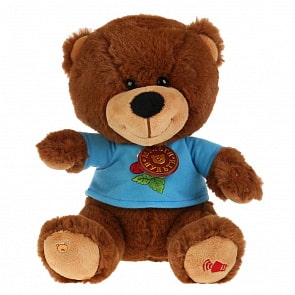 Мягкая игрушка - Мишка 25 см, стихи и песенки А. Барто (Мульти-пульти, ST0057Xsim)