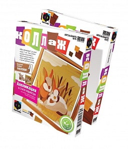 Детский творческий набор №8 «Коллаж. Братья кролики» (Фантазер, 887008)