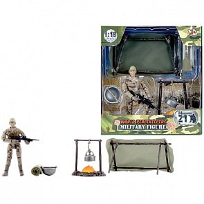 Игровой набор WP. Привал, 1:18, 1 фигурка (World Peacekeepers, MC77016)