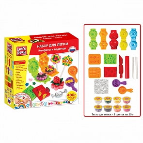 Набор для лепки - Конфеты и леденцы (ТМ Let`s play, 36740)