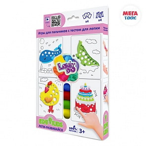 Набор теста для лепки Lovin’do - Мозаика из теста 2 (Фабрика первых фантазий, ФФ41043)