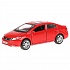 Машина металлическая Honda Civic, длина 12 см, открываются двери, инерционная, цвет красный  - миниатюра №1