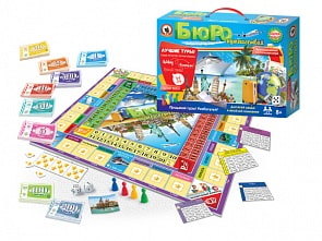 Игра экономическая в чемоданчике - Бюро путешествий (Русский стиль, 03503)