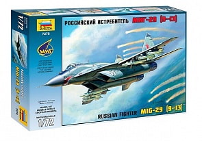 Сборная модель - Российский истребитель МиГ-29 (9-13) (ZVEZDA, 7278з)