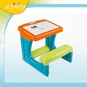 Голубая двухсторонняя парта с доской (Smoby, 28077)