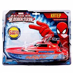 Катер «Спайдермен» на батарейках (Играем вместе, V9016-Rsim) - миниатюра