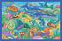 Раскраска-плакат с игровыми заданиями – Подводный мир  - миниатюра №1