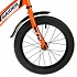 Велосипед детский двухколесный - Raider, оранжево-черный, колеса 16 дюйм, рама GW-тип, страховочные колеса, звонок  - миниатюра №3