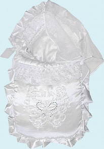 Конверт на выписку - Рафаэлло, 7 предметов, белый (Золотой Гусь, 11121-z)