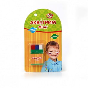 Аквагрим – мелки "Multiart", 3 цвета «Флаг» (Играем Вместе, AG3M11sim)