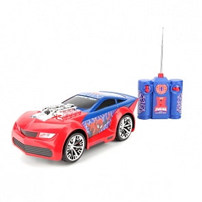 Радиоуправляемая машина Marvel - Человек-Паук, свет, звук (Технопарк, 24528SB)